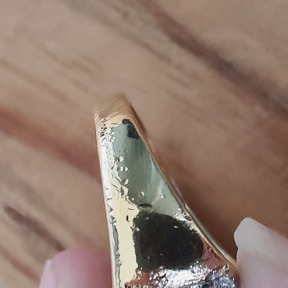 Vintage 18K Gold Electroplated Ring - Picture 7 of 12